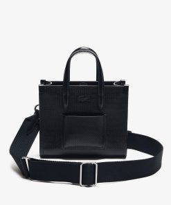 Lacoste Crossbody-Womens Mini Chantaco Leather Tote-NF4535KL-lacoste factory outlet