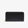 Lacoste Small Leather Goods-Womens Snap Hook Grained Leather Card Holder-NF3935GZ-lacoste france 3