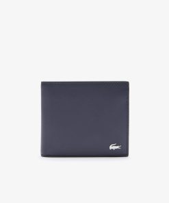 Lacoste Bags-Mens Medium FG Leather Billfold-NH1112FG-lacosta