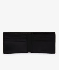 Lacoste Bags-Mens Embossed Leather Fitzgerald Billfold-NH1115FG-la coste 2