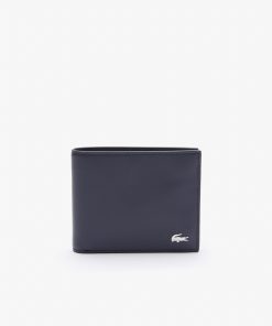 Lacoste Bags-Mens Embossed Leather Fitzgerald Billfold-NH1115FG-lacost