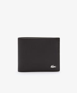 Lacoste Bags-Mens Embossed Leather Fitzgerald Billfold-NH1115FG-lacoste outlet