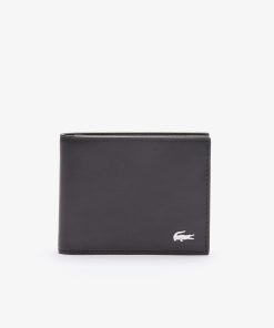 Lacoste Bags-Mens Small Fitzgerald Leather Billfold-NH1407FG-lacosta