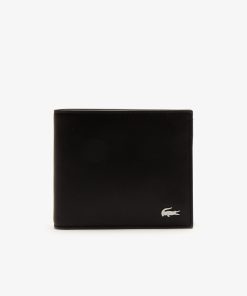 Lacoste Bags-Mens FG Leather Billfold and Card Holder Gift Set-NH2505FG-lacoste store near me