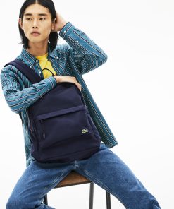 Lacoste Backpacks-Unisex Neocroc Canvas Backpack-NH2677NE-lacoste near me