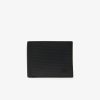 Lacoste Bags-Mens Monogram Compact Leather Billfold-NH4575MR-locoste 3