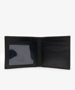 Lacoste Bags-Mens Small Piqué Leather Chantaco Billfold-NH2824CE-lacoste store 2