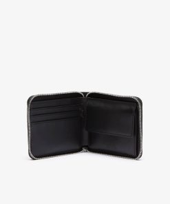 Lacoste Bags-Mens Zipped Monogram Billfold-NH4005LX-lacoste outlet 2