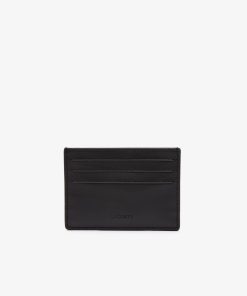 Lacoste Bags-Mens Monogram Leather Card Holder-NH4397MR-la coste 2