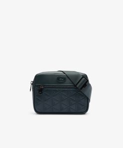 Lacoste Bags-Mens Monogram Reporter Bag-NH4401MR-lacoste near me