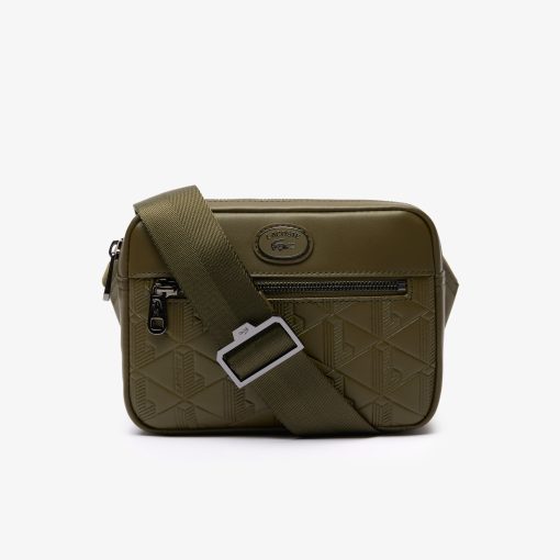 Lacoste Bags-Mens Monogram Reporter Bag-NH4401MR-lacoste factory outlet