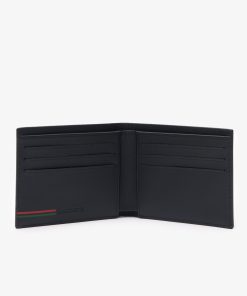 Lacoste Small Leather Goods-Mens FG Small Billfold and Keychain Gift Set-NH4479FG-lacoste store near me 2