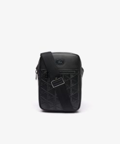 Lacoste Bags-Mens Monogram Satchel-NH4486MR-lacoste outlet