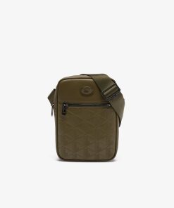 Lacoste Bags-Mens Monogram Satchel-NH4486MR-la coste