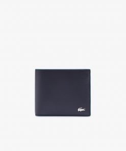 Lacoste Small Leather Goods-Mens Medium FG Leather Billfold-NH4573FW-lacoste factory outlet