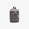 Lacoste Bags-Mens Angy Grain Leather Satchel-NH4783GY-lacoste factory outlet 3