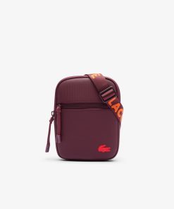 Lacoste Bags-Mens Small LCST Slimline Petit Piqué Satchel-NH4679TX-lacoste store near me