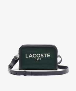 Lacoste Bags-Unisex Heritage Canvas Mini Reporter Bag-NU4733TD-locoste