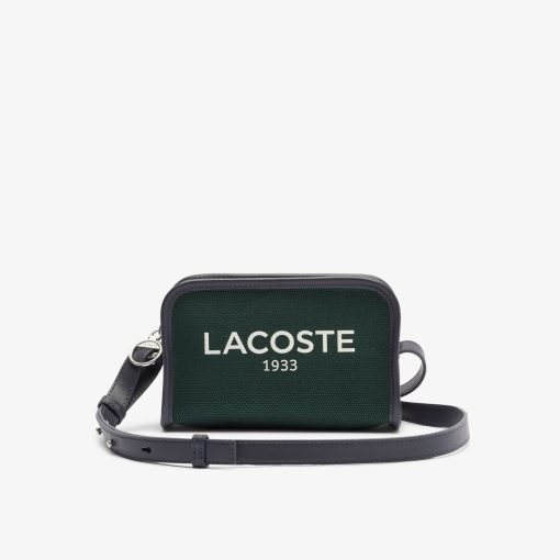 Lacoste Bags-Unisex Heritage Canvas Mini Reporter Bag-NU4733TD-lacoste outlet