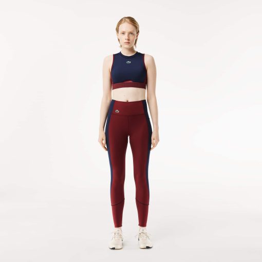 Lacoste Pants & Leggings-Womens Stretch Sport Leggings with Pockets-OF1019-51-lacoste usa