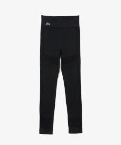 Lacoste Pants & Leggings-Womens Seamless Absorbent Sport Leggings-OF1022-51-lacoste sale