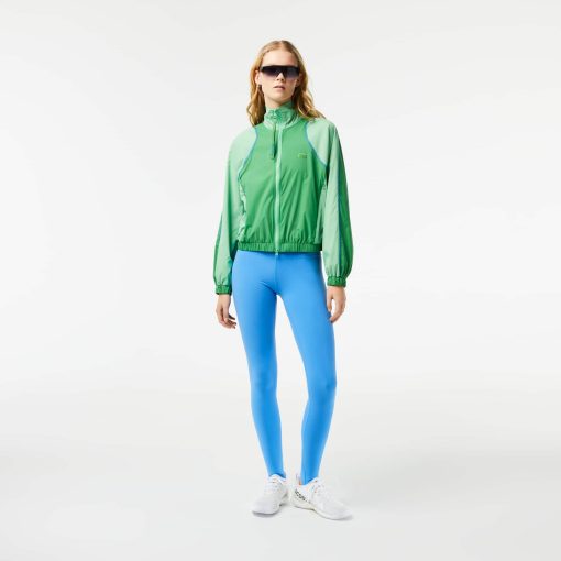 Lacoste Pants & Leggings-Women’s Recycled Polyester Tapered Leggings-OF5950-51-lacoste factory outlet - Image 2