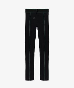 Lacoste Pants & Leggings-Womens Printed Contrast Accent Technical Leggings-OF6983-51-locoste