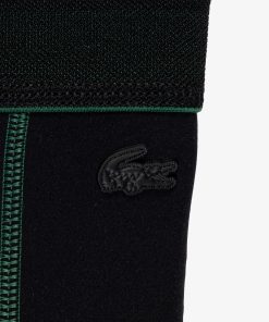 Lacoste Pants & Leggings-Womens Printed Contrast Accent Technical Leggings-OF6983-51-lacoste factory outlet 2