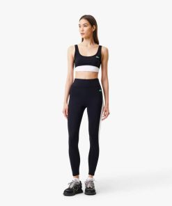 Lacoste Pants & Leggings-Womens Lacoste x Bandier All Motion Colorblock Leggings-OF8848-51-locoste