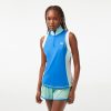 Lacoste Polos-Women’s Tennis Sleeveless Zip Neck Ultra-Dry Polo-PF4924-51-lacost 3