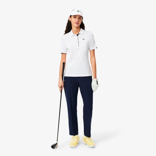 Lacoste Polos-Womens Slim Fit UV Protect Stretch Golf Polo-PF5179-51-lacoste usa - Image 2