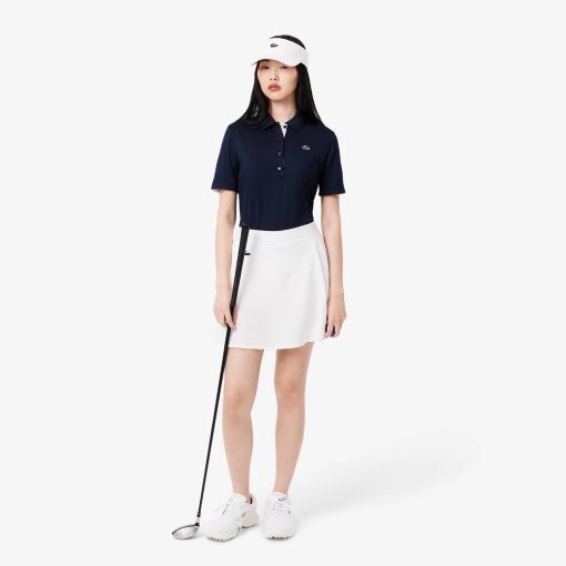 Lacoste Polos-Womens Slim Fit UV Protect Stretch Golf Polo-PF5179-51-lacoste us - Image 2