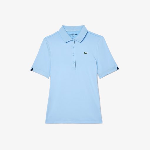 Lacoste Polos-Womens Slim Fit UV Protect Stretch Golf Polo-PF5179-51-lacoste france - Image 2