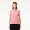 Lacoste Polos-Womens L.12.D Slim Fit Stretch Mini Piqué Polo-PF5462-51-lacoste near me 3