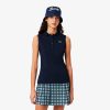 Lacoste Polos-Womens Slim Fit UV Protect Stretch Golf Polo-PF7414-51-lacoste store 4