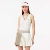 Lacoste Polos-Womens Slim Fit Ultra Dry Sleeveless Tennis Polo-PF7437-51-la coste 4