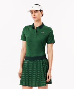 Lacoste Polos-Womens Regular Fit UV Protect Golf Polo-PF7453-51-lacoste usa