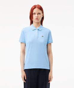 Lacoste Polos-Womens Regular Fit Supple Petit Piqué Polo-PF7839-51-lacost