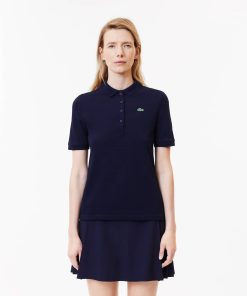 Lacoste Polos-Womens Slim Fit Ultra Dry Stretch Golf Polo-PF9434-51-locoste