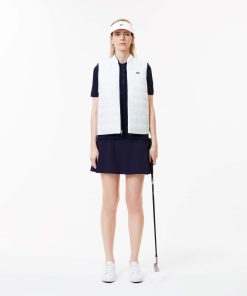 Lacoste Polos-Womens Slim Fit Ultra Dry Stretch Golf Polo-PF9434-51-locoste 2