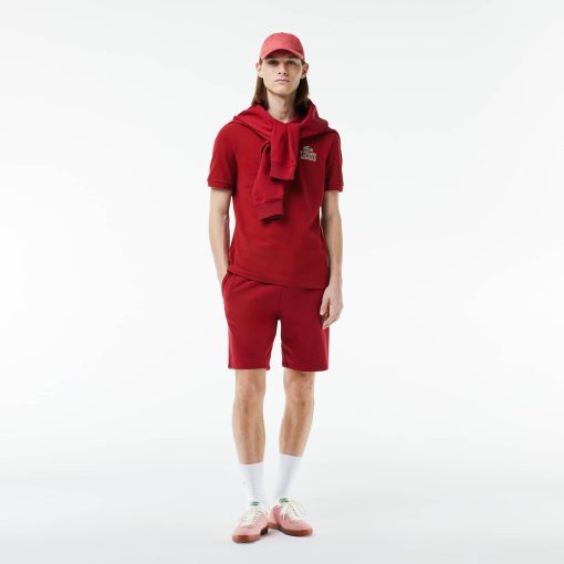 Lacoste Polos-Unisex Regular Fit Stretch Mini Piqué Polo-PH1136-51-lacoste near me - Image 2