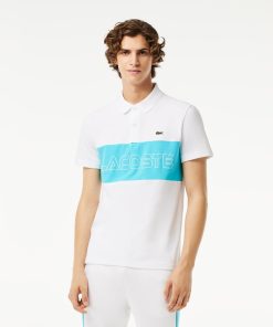 Lacoste Polos-Mens Regular Fit Stretch Mini Piqué Polo-PH1470-51-locoste