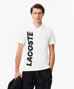 Lacoste Polos-Mens Regular Fit Lacoste Movement Printed Polo-PH2801-51-lacoste us