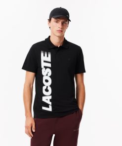 Lacoste Polos-Mens Regular Fit Lacoste Movement Printed Polo-PH2801-51-lacosta