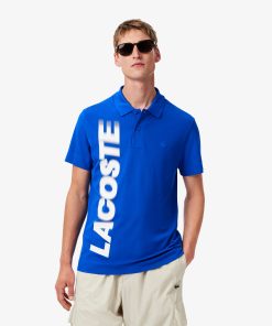 Lacoste Polos-Mens Regular Fit Lacoste Movement Printed Polo-PH2801-51-lacoste sale