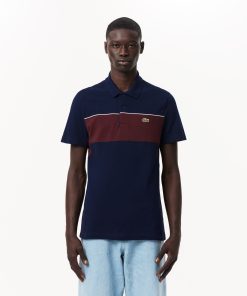 Lacoste Polos-Mens Regular Fit L.12.12 Colorblock Polo-PH2847-51-lacoste near me