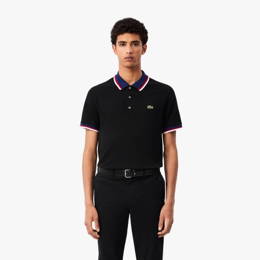 Lacoste Polos-Mens Regular Fit Stretch Mini Piqué Polo-PH3461-51-locoste