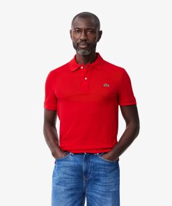 Lacoste Polos-Mens Slim Fit L.12.12 Piqué Polo-PH4012-51-lacoste store near me