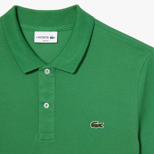 Lacoste Polos-Mens Slim Fit L.12.12 Piqué Polo-PH4012-51-la coste - Image 2