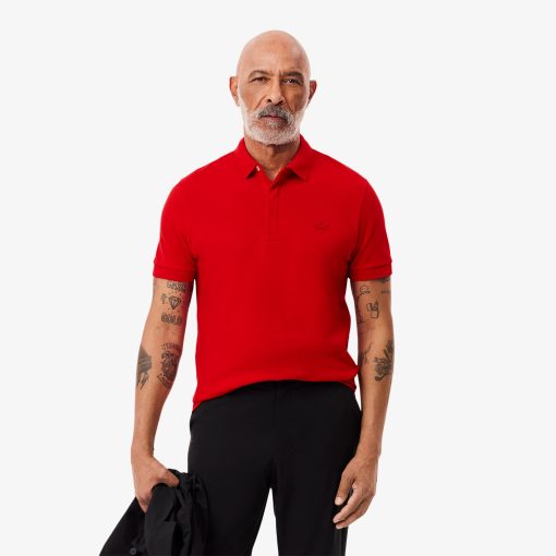 Lacoste Polos-Mens Regular Fit Paris Stretch Piqué Polo-PH5522-51-locoste